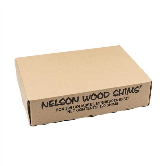 NEL 8" Pine Wood Shims 120/Box